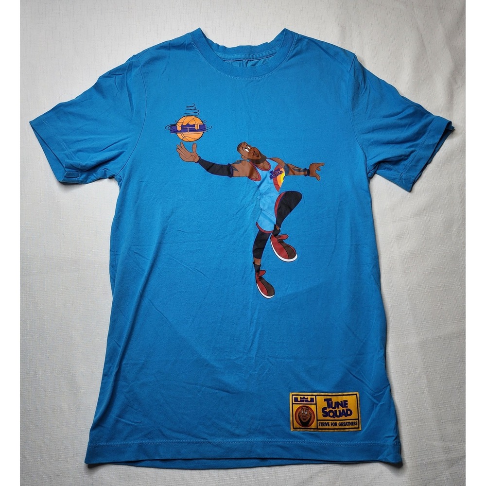 Nike Space Jam A New Legacy LeBron James Tune Squad Dri-FIT Blue T-Shirt Mens S